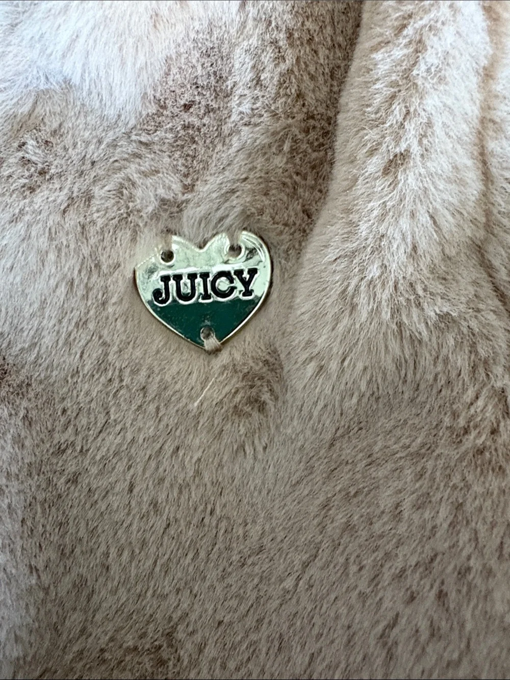 Juicy Couture 3T Matching Sets & Jacket- Tan, faux fur white, and animal print
